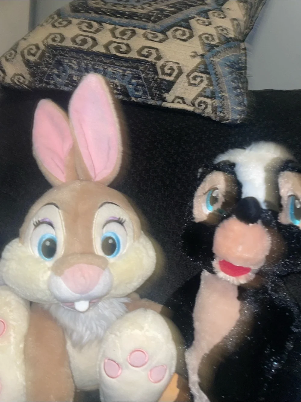 Disney's Bambi character plush set. Flower and Friend Owl hard to find.